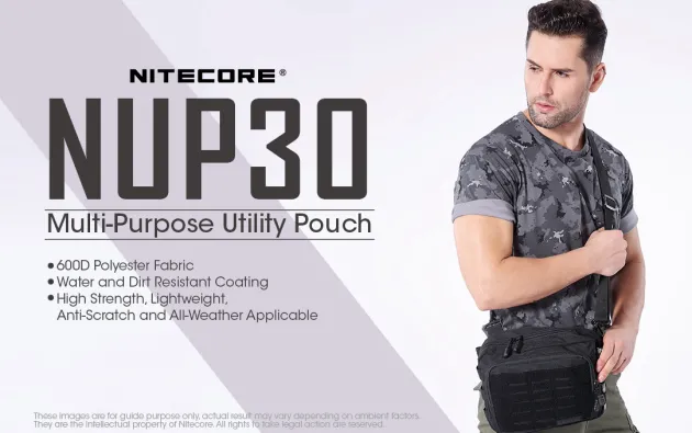 NCNUP30 - NITECORE NUP30 Sac de Poitrine/Bandoulière NOIR