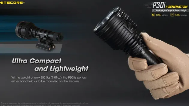 NCP30I - NITECORE P30i Portée 1km - 2000Lm