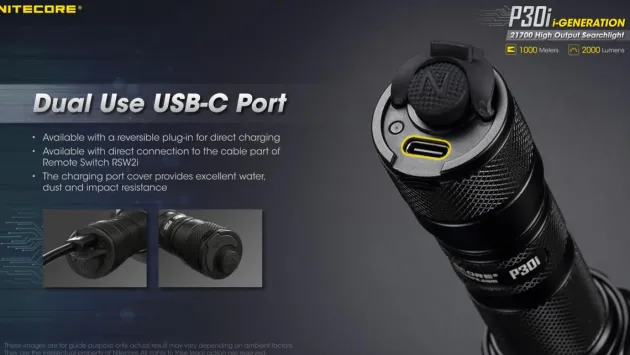 NCP30I - NITECORE P30i Portée 1km - 2000Lm