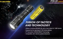 NCP20IUV - NITECORE P20iUV Precise 20 I UV - 1800Lm
