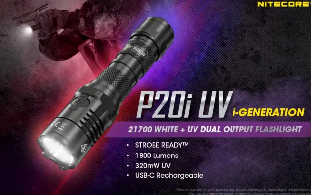 NCP20IUV - NITECORE P20iUV Precise 20 I UV - 1800Lm