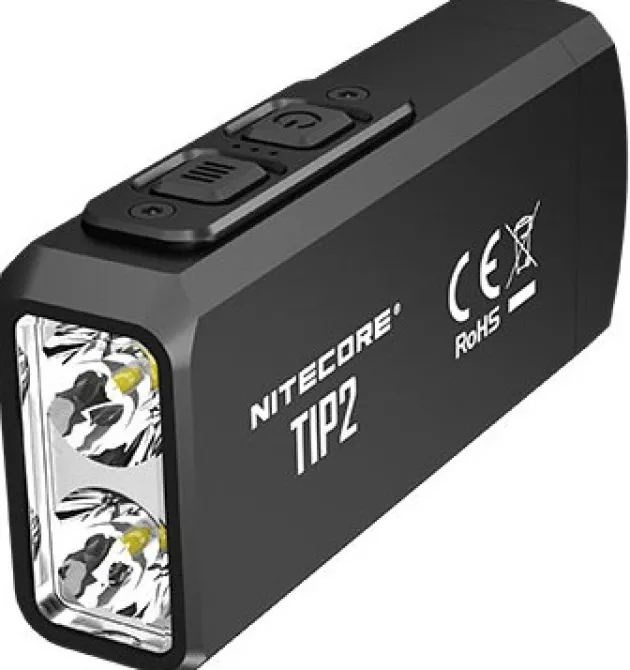 NCTIP2BK - NITECORE TIP 2 Lampe Porte-Clé 720lm Rechargeable Micro-USB
