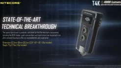 NCT4K - NITECORE T4K - 4000 lm