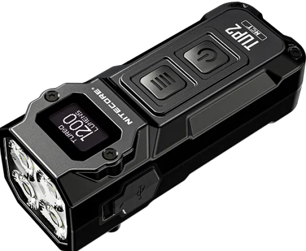 NCTUP2BK - NITECORE Lampe TUP 2 1200Lm 1300mAh USB-C NOIR