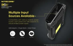NCUMS4 - NiteCore Chargeur USB 4 ports 3000mA - LCD