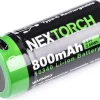 26.041946 - NEXTORCH Batterie rechargeable 16340 3.6V 800 mAh USB-C
