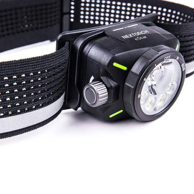 26.041890 - NEXTORCH eSTAR Frontale rechargeable et 3xAAA RED/WHITE 1300Lm