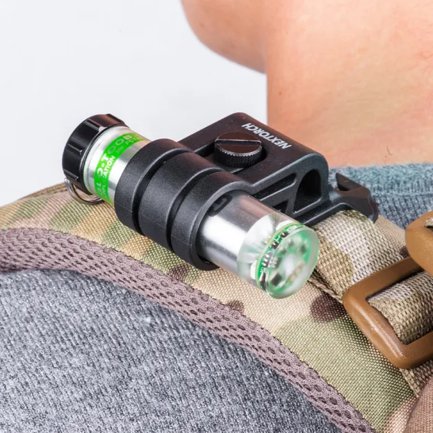 26.041860 - NEXTORCH GLO-TOOB GTK Fixation casque et MOLLE GLO-TOOB NOIR