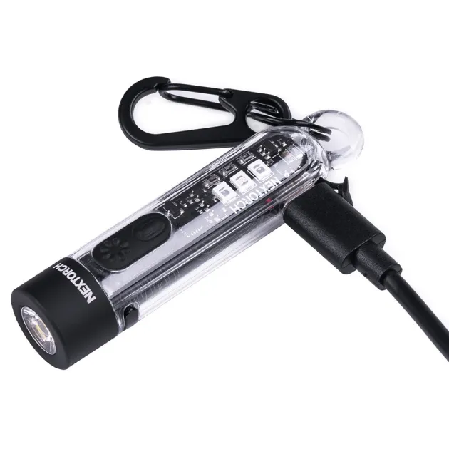 26.041934 - NEXTORCH K40 700lm Lampe Rechargeable - blanc, rouge et bleu, UV