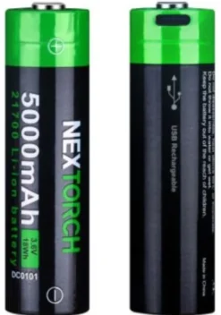26.041949 - NEXTORCH 21700 3.6V 5000 mAh USB type-C