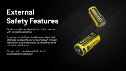 NL169R - NITECORE Accu 16340 3.6V 950 mAh