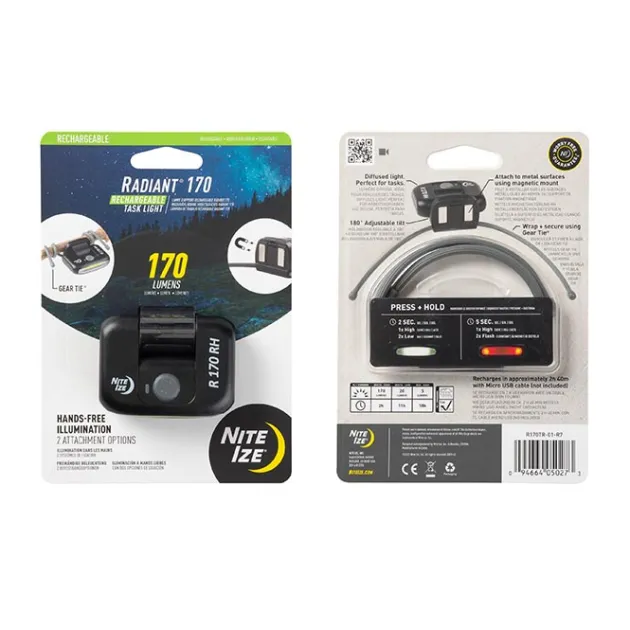 N05027 - Nite Ize Radiant 170 Task light rechargeable