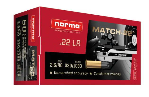62100270 - NORMA Match 22 40gr