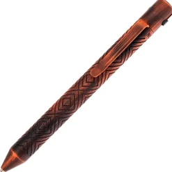 Nottingham Tactical Tibutton Titanium Black & Orange Cerakote Distressed
