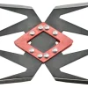 NS140 MAXKNIVES Ninja Shuriken 4 branches acier 420 noir