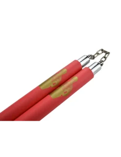 NS23 - NUNCHAKU Mousse Rouge Bruce Lee