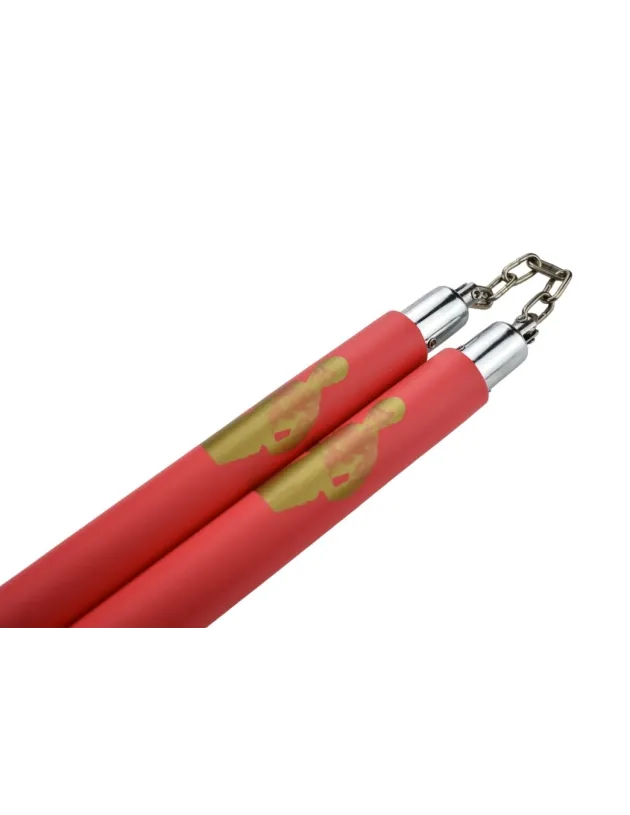 NS23 - NUNCHAKU Mousse Rouge Bruce Lee