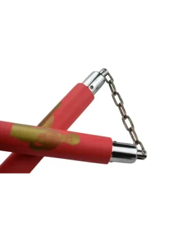 NS23 - NUNCHAKU Mousse Rouge Bruce Lee