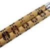 NS12 - NUNCHAKU Rotin Pyrogravé