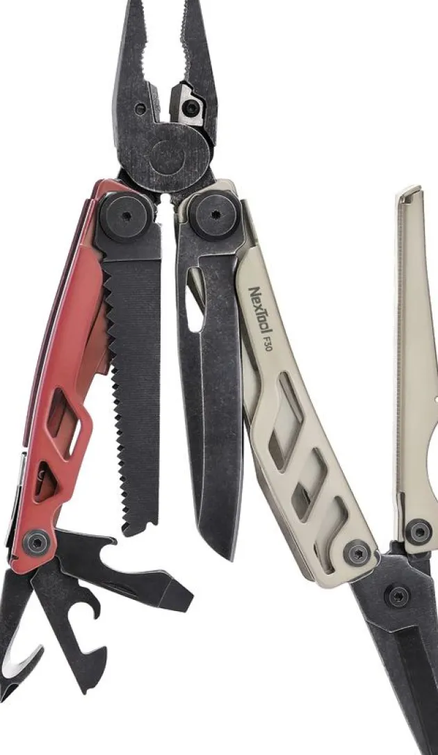 NTL20203B - NEXTOOL F30 PRO Flagship Pro MultiTool Noisette&Corail