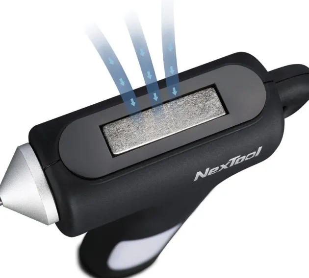NTL0140 - NEXTOOL Marteau de sauvetage et coupe-sangle Lumineux