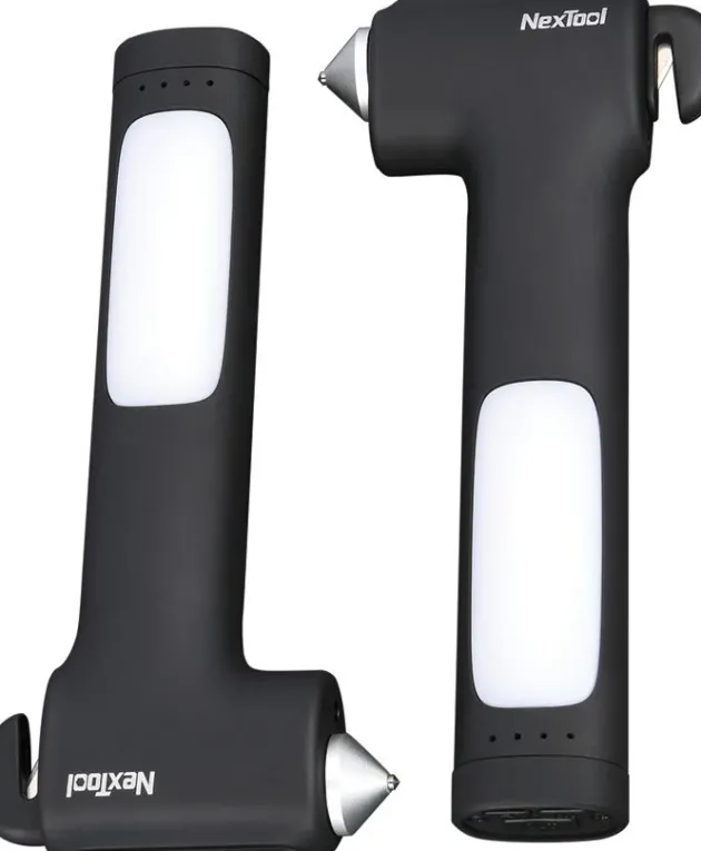 NTL0140 - NEXTOOL Marteau de sauvetage et coupe-sangle Lumineux