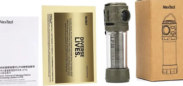 NTL20331 - NEXTOOL "Starry" Lanterne et Torche Coudée LP10 18650 2600mAh