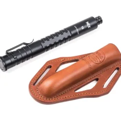 NXV68BLK - NEXTORCH Holster Cuir pour Matraque NOIR