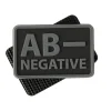 OD-BLP-RB-01 - Helikon Tex Set de 2 patches groupe sanguin Noir