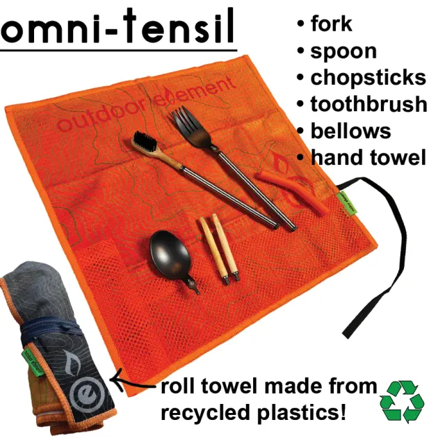 ODEOT1 - Outdoor Element Set d'ustensiles Omni-Tensil