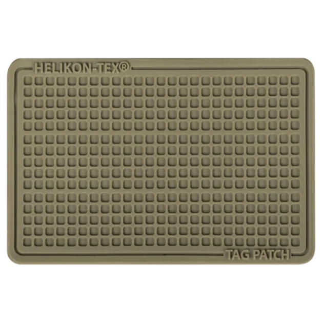 OD-TP4-RB-11 - HELIKON TEX Tag Patch 60x40mm 3pcs PVC Coyote