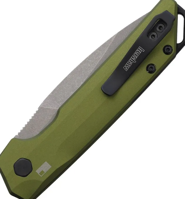 7038OL - Kershaw Launch Iridium auto Olive