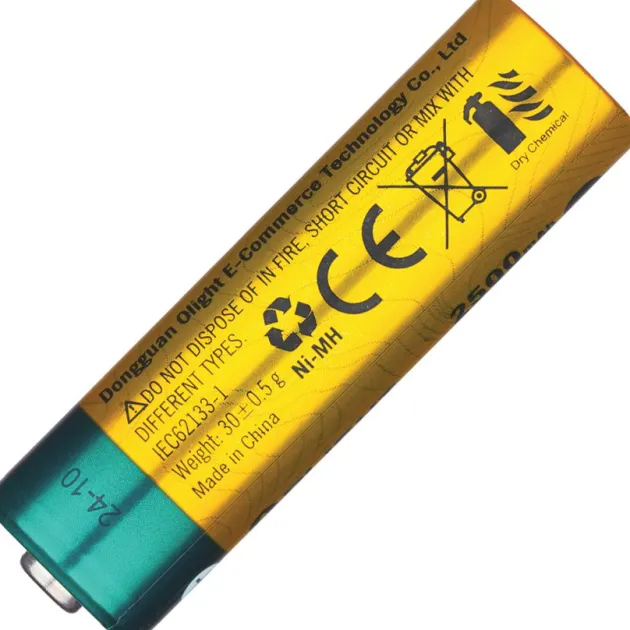 OLTAABATTERYOSX - OLIGHT x8 Piles AA haute capacité 2100mAh NiMh 1,2V
