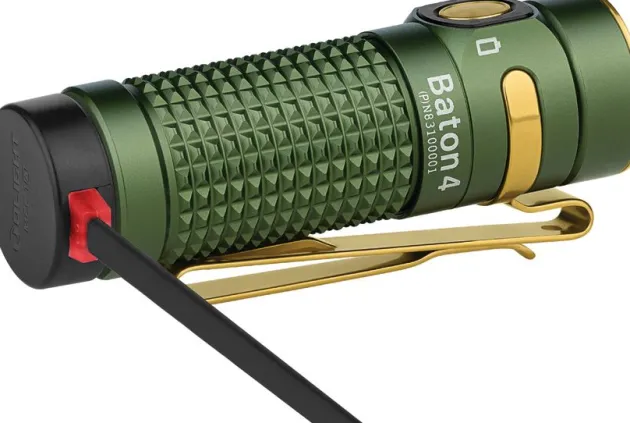 OLTBATON4KITODG - OLIGHT Baton 4 Flashlight Premium OD green
