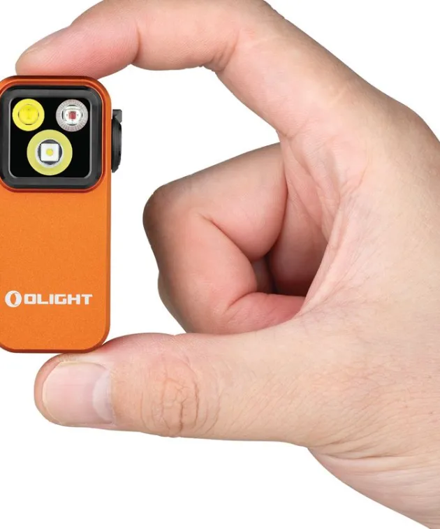 OLTOCLIPPROOG - OLIGHT Oclip Pro Lampe Clip ORANGE