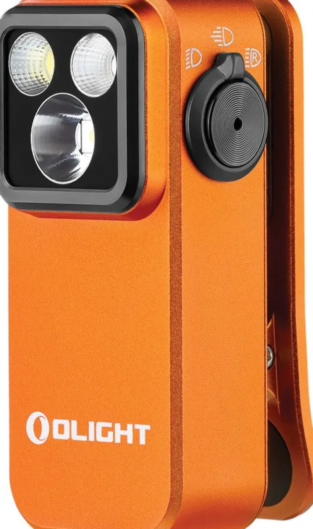 OLTOCLIPPROOG - OLIGHT Oclip Pro Lampe Clip ORANGE
