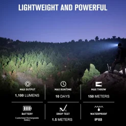 OLTPERUN2MBKCW - OLIGHT Perun 2 Black Cool White