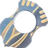 One Studio Titanium Single Finger Knuck Blue & Gold