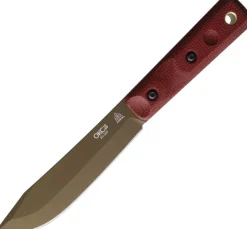 ON7026 - Ontario/TOPS Xl Hunter Red Micarta Midnight Bronze
