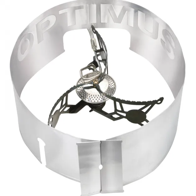 OPAC8018802 - OPTIMUS Pare-Vent "Nova" Aluminim + Footprint (pour réchaud Vega)