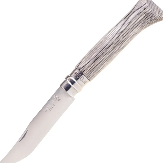 OP2389 - Opinel N°08 Bouleau lamellé gris