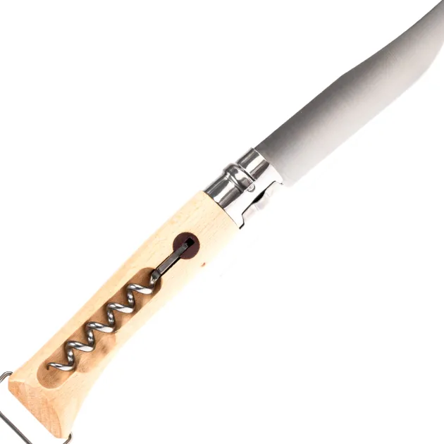 OP002578 - Opinel N°10 Tire-Bouchon Décapsuleur Hêtre