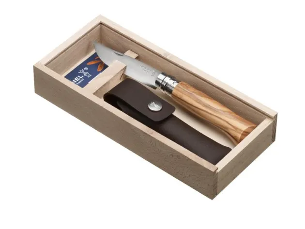 OP2985 OPINEL PLUMIER OPINEL 8 VRI OLIVIER + ETUI