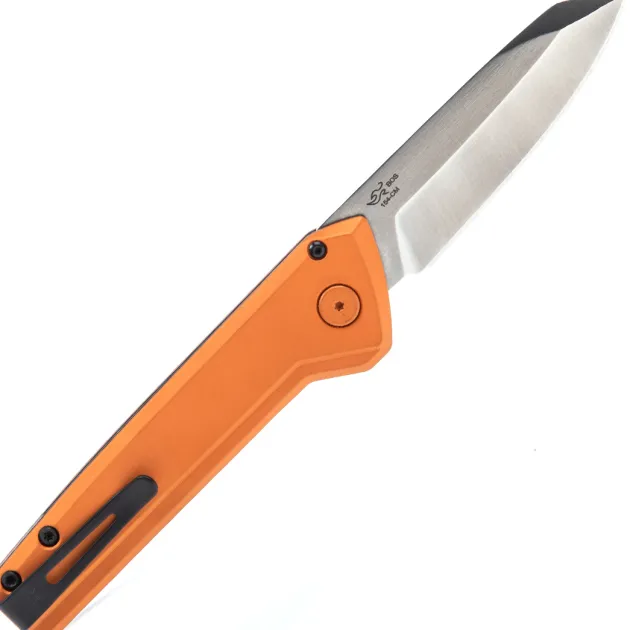 0838ORS-B - Buck Deploy Wharncliffe Auto Orange