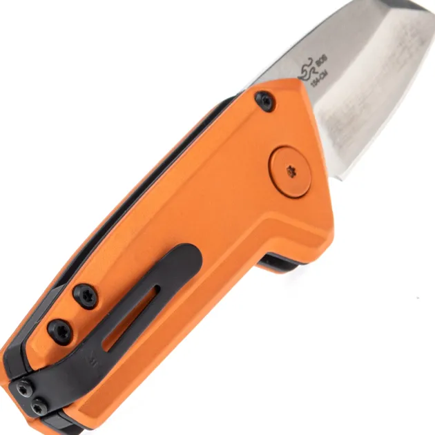 0839ORS-B - Buck Mini Deploy Wharncliffe Auto Orange