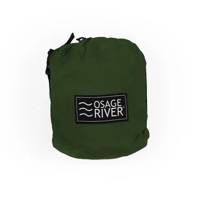 ORTWGG - Osage River Hamac une personne Twain vert/gris
