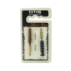 28.201935 - OTIS Lot de 2 brosses de nettoyage pour arme calibre .38"/9 mm et 357" Magnum