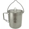 OUT120038 - TBS Outdoor Gamelle avec anse, couvercle et support