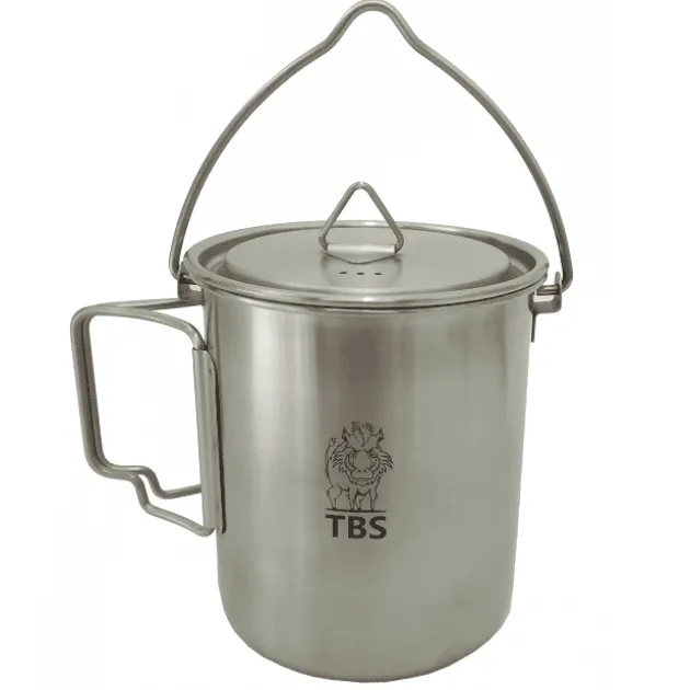 OUT120038 - TBS Outdoor Gamelle avec anse, couvercle et support