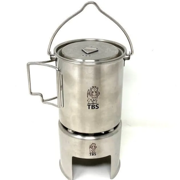 OUT120038 - TBS Outdoor Gamelle avec anse, couvercle et support